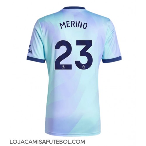 Camisa de Futebol Arsenal Mikel Merino #23 Equipamento Alternativo 2024-25 Manga Curta